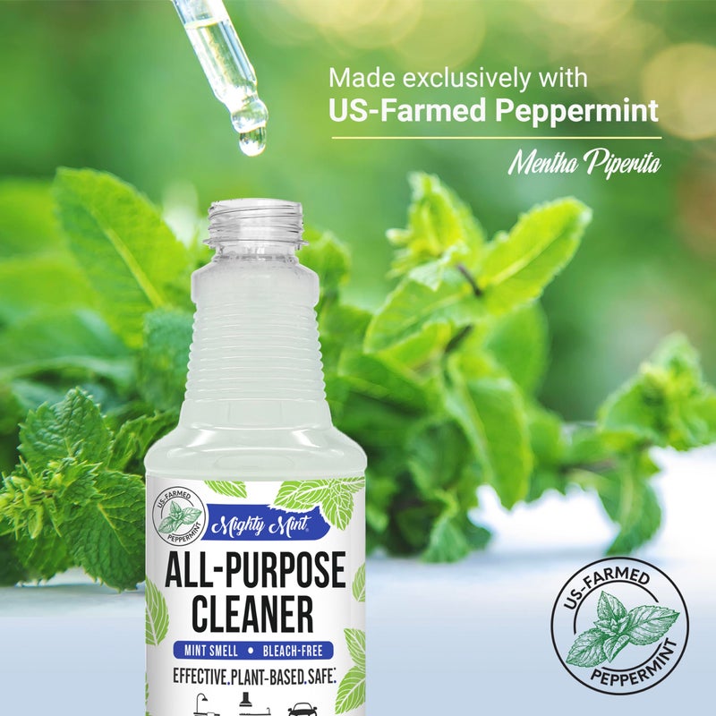 Mighty Mint All-Purpose Cleaner, Non-Toxic Spray for Home, Kitchen, Bathroom, Natural Peppermint Scent, 16oz - Image 5