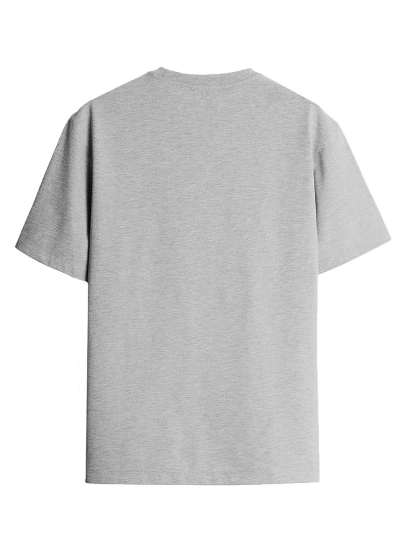 ADRO Men Cotton T Shirts Pack of 3 Regular Fit Combo Solid Tshirt | Rcm3-Pln-Gr-Ol-Be-2Xl, Assorted - Image 5