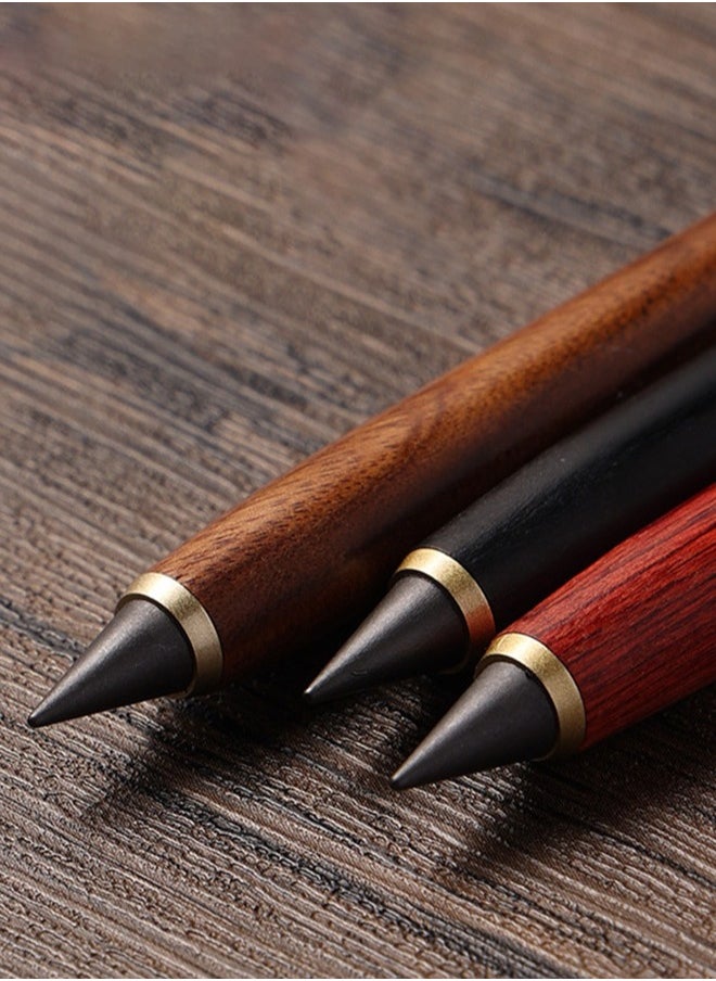 Generic Boys and Girls' Sandalwood Decompression Pencil: Erasable Inkless Everlasting for Drawing Writing  - Image 2