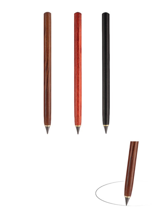 Generic Boys and Girls' Sandalwood Decompression Pencil: Erasable Inkless Everlasting for Drawing Writing  - Image 1