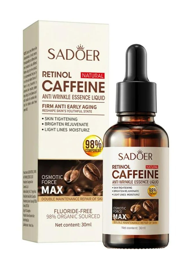 SADOER Retinol And Caffeine Anti-Wrinkle Essence Hydrating Original Serum 30 ML - Image 1