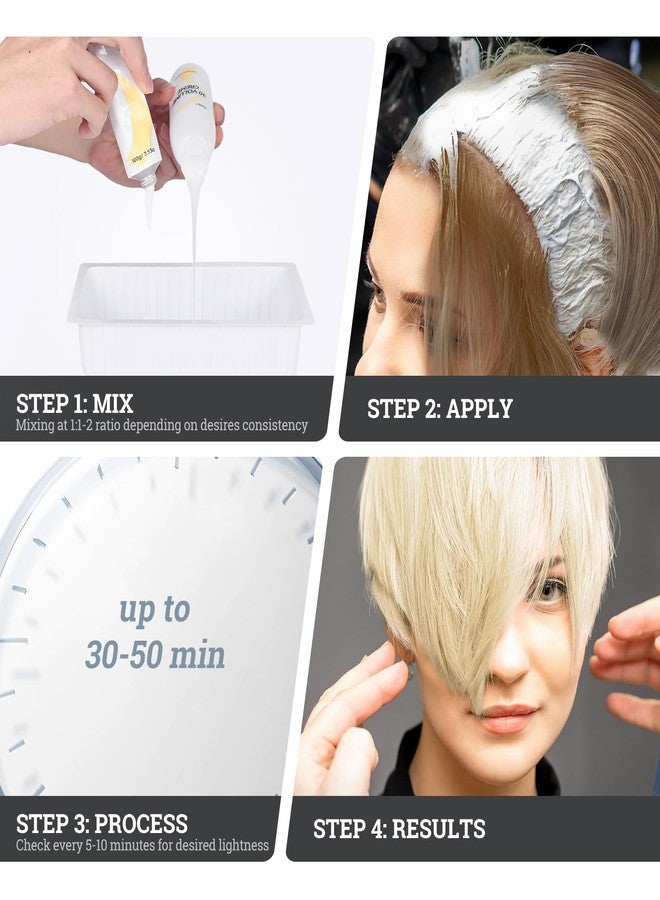 BELEZALIB Hair Bleach Kit, Hair Lightener for Dark Hair, Bleach Cream with Hair Mask, Protect & Repair While Lightening, Lifts up to 8 Shades, Complete kit with Tint Bowl, Brush, Gloves & Cap - Image 5