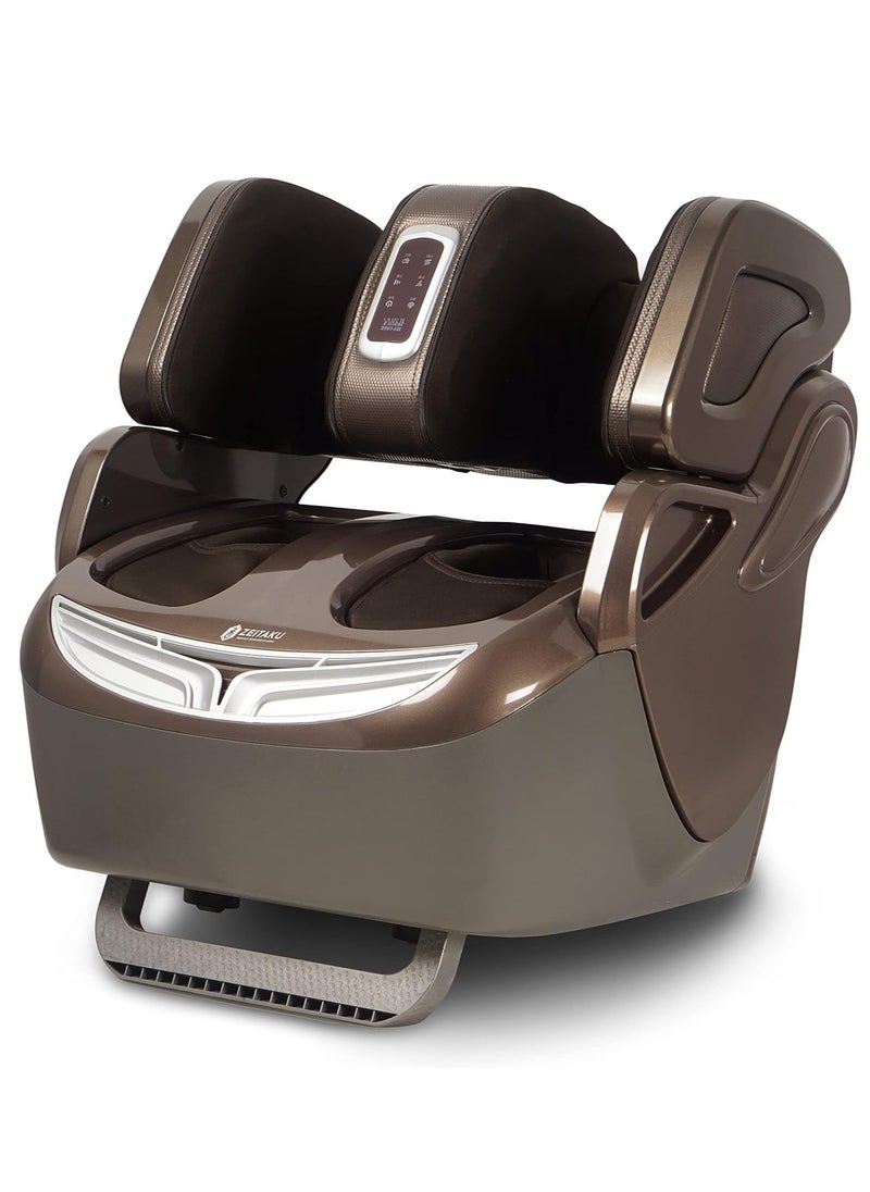 ZEITAKU - ZEITAKU LEFUUL Leg, Foot, Knee and Calf Massager for Joints and Muscle Pain Relief with Airbags, Kneading, Rollers Vibration, Shiatsu Therapy and 17 different Massage Combinations - Image 1