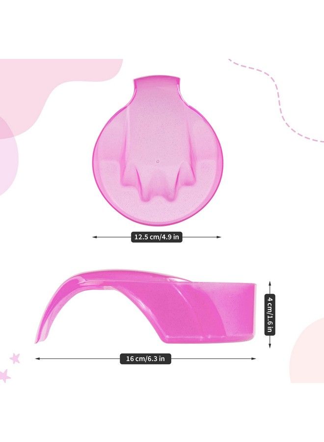 TXIN 4 Pcs Hand Cuticle Nail Soaking Bowl Dead Skin Cleaning Softening Nursing Bowl Soften Dead Skin Soaking Manicure Bowl Manicure Soaking Tool Acrylicgel Finger Nail Art Tips Soak Bowl Tray - Image 3