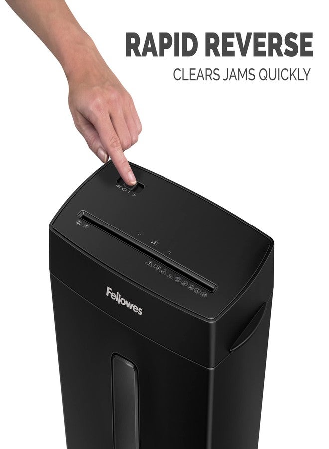 Fellowes P-40C 8 Sheet Cross-Cut Deskside Paper Shredder for Home Office - Image 3