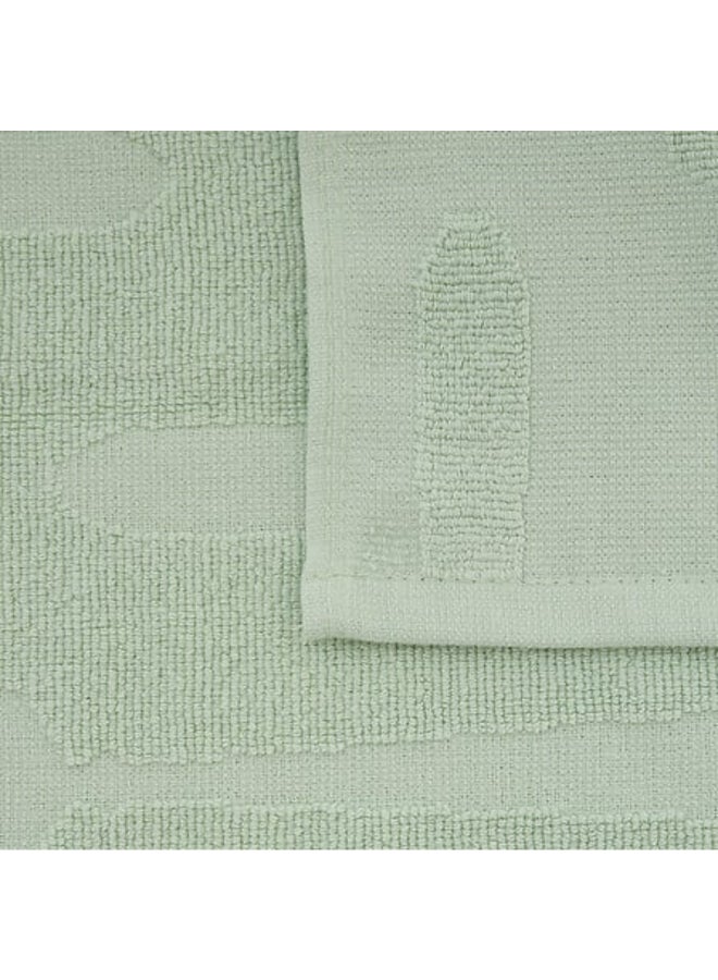 atmosphera 2-Piece High Quality Terry Cotton Tea Towel Celadon Green 45 x 70cm 215374B - Image 3