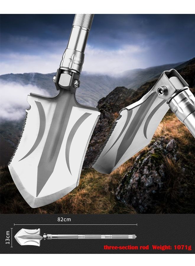 ZCM-HAPPY Multifunctional Folding Sapper Shovel Outdoor Camping Survival Tool - Image 2