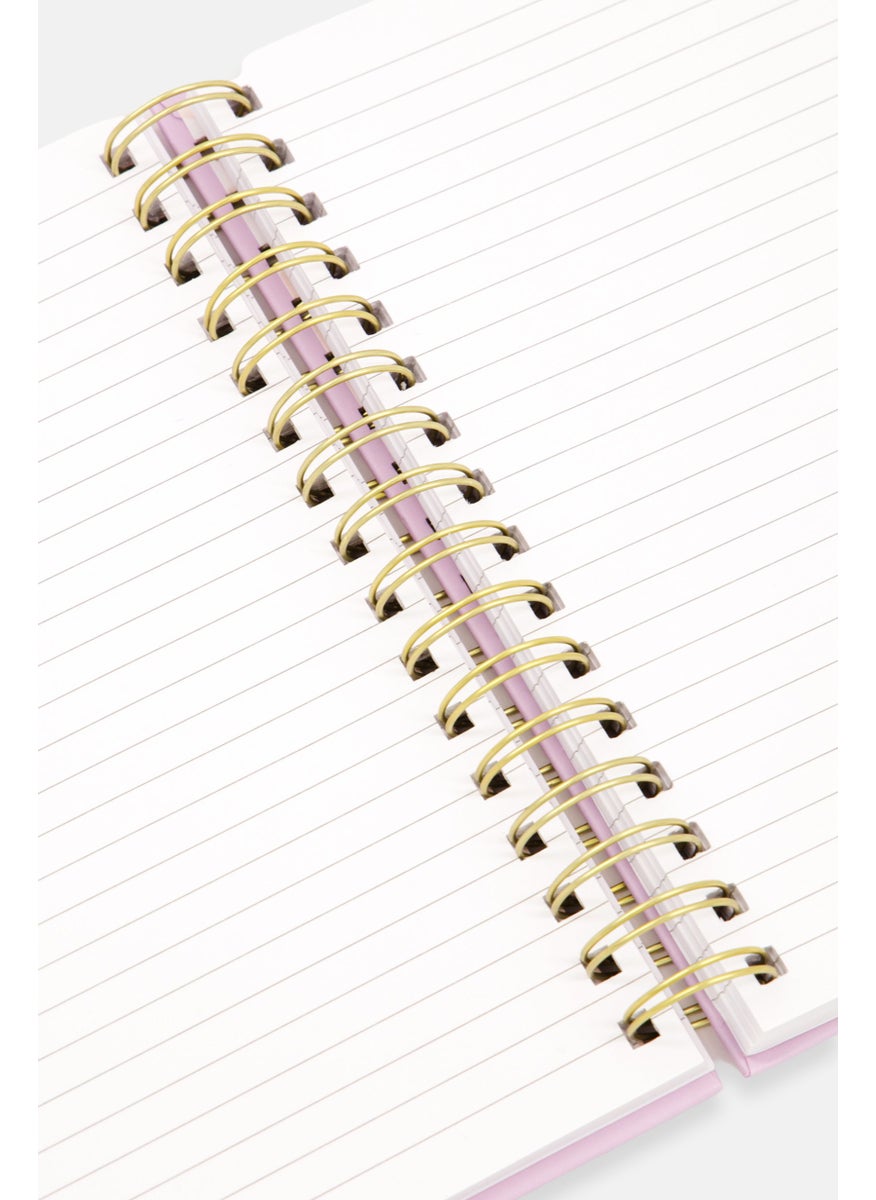 Paperbuzz Flower Market Spiral Notebook, Purple Combo  - Image 2
