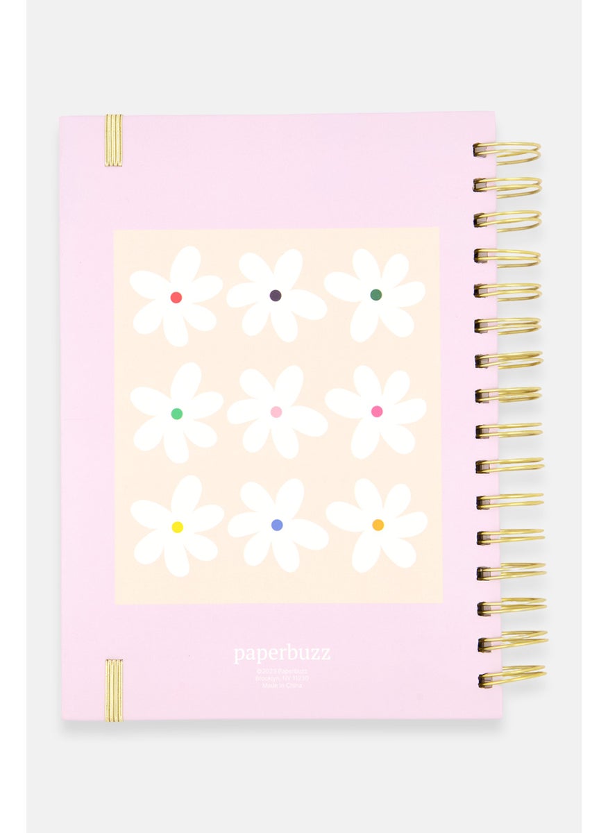 Paperbuzz Flower Market Spiral Notebook, Purple Combo  - Image 3