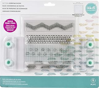 We R Memory Keepers 0633356605805 Accessories Pattern Stamping Block (5 Piece) - Image 1