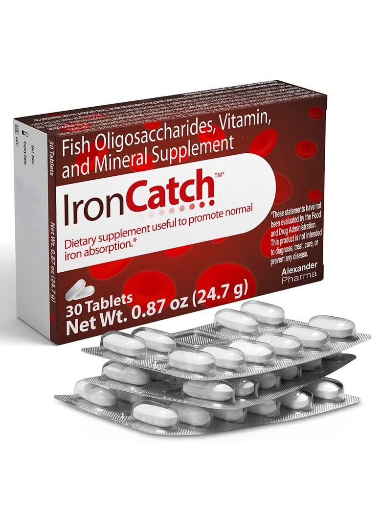 أقراص كاتش الحديد (30 حبة)