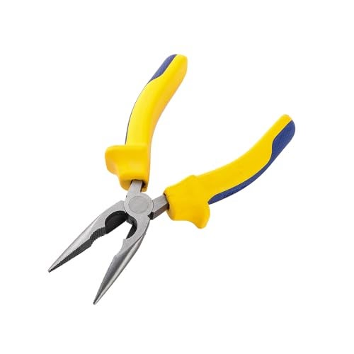 AGRICO Tata Agrico 6 Inch Long Nose Plier | Chrome Vanadium Steel | Induction Hardened Cutting Edges | Forged C50 Steel | Polished Head | Comfort Grip Handle | Durable Hand Tool | (Pack of 1, PLN001) - Image 5