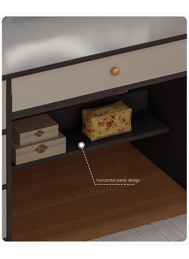 keke - Multifunctional Makeup Vanity Dressing Table with Drawers and Chair 100 CM - Image 1