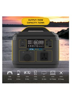 Solaris Solutions CAPSOL MARS 700 Portable Power Station 710Wh 192000mAh 700W Solar Generator 2hrs to 100% Lithium Battery USBC PD3.0 100W LED Lights for Camping Caravans Desert Outdoor  - Image 5