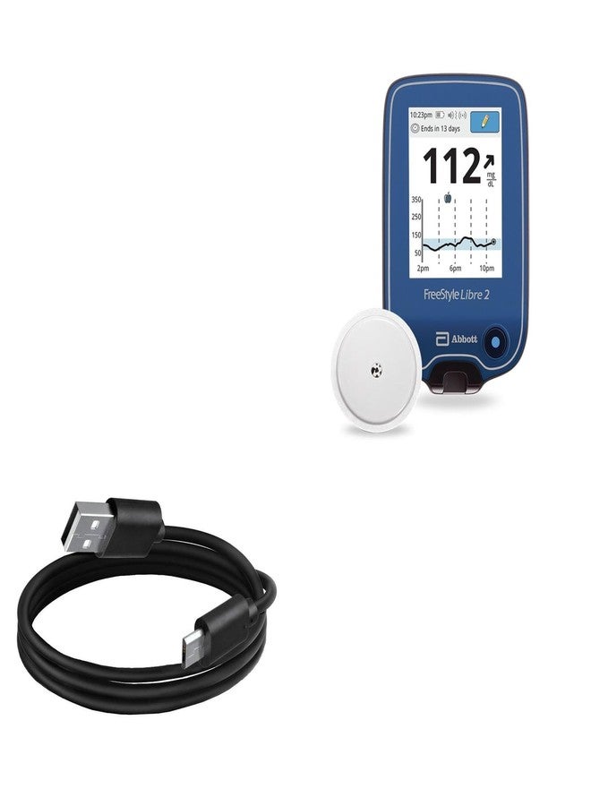 BoxWave Cable Compatible with Freestyle Libre 2 Reader - DirectSync Cable, Durable Charge and Sync - Image 1