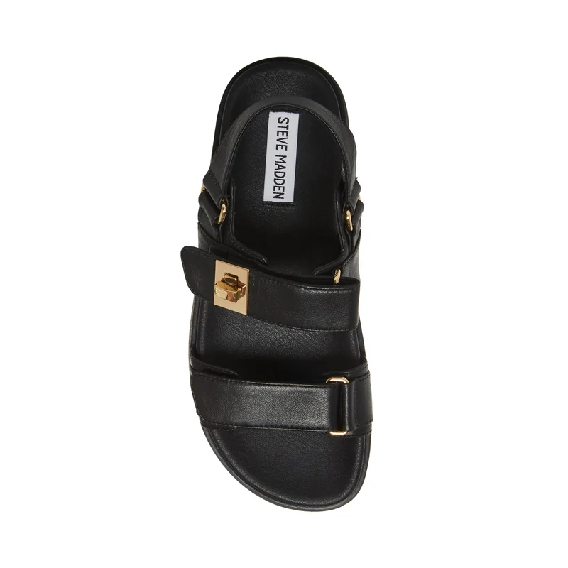STEVE MADDEN  Mona Black Women's Sandals for Women | Best Price UAE