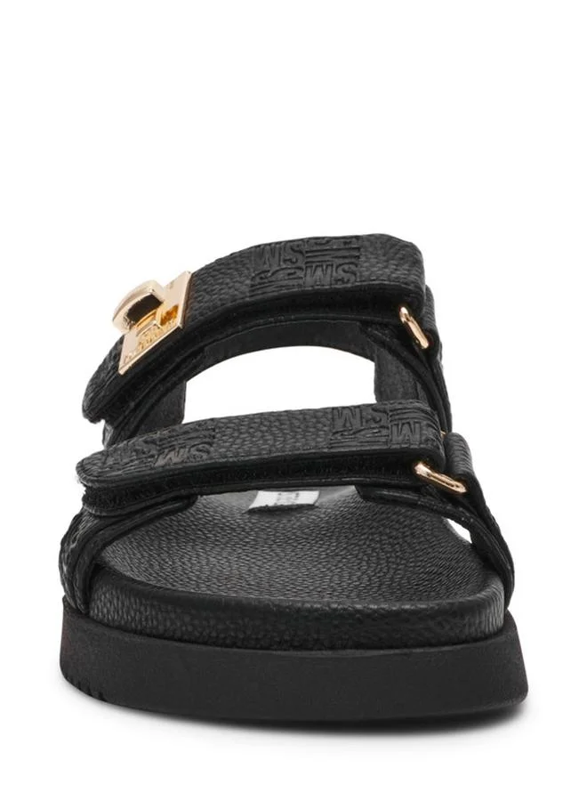 Steve Madden  Mona Black Women's Round-Toe Flats for Women | Best Price UAE