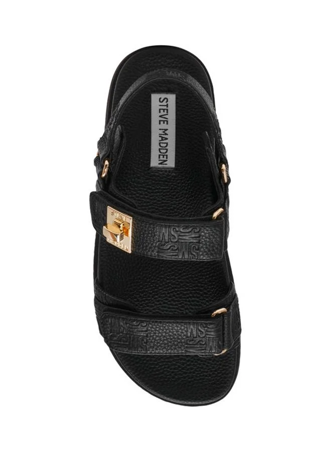 Steve Madden  Mona Black Women's Round-Toe Flats for Women | Best Price UAE