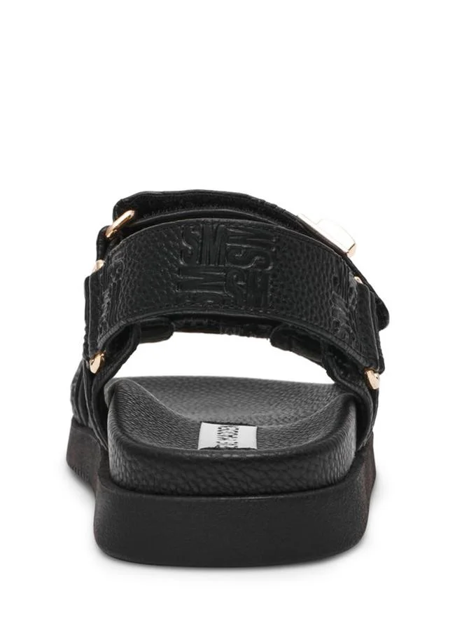 Steve Madden  Mona Black Women's Round-Toe Flats for Women | Best Price UAE
