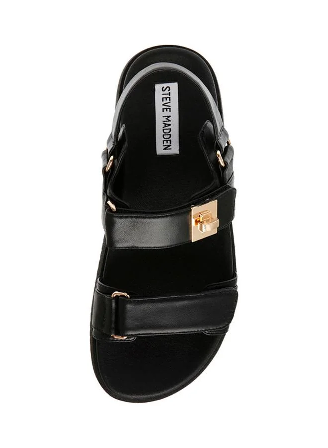 Steve Madden  Mona Black Women's Round-Toe Flats for Women | Best Price UAE