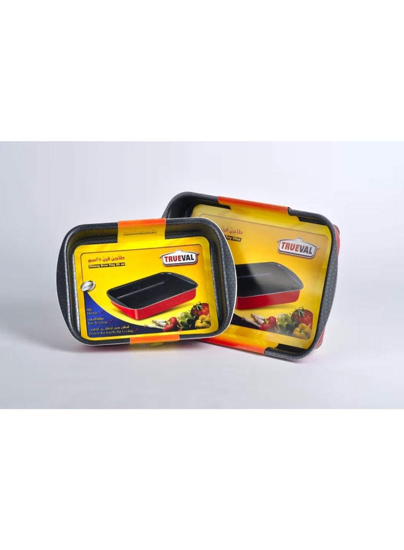 TRUEVAL Truvall rectangular tray set, 25cm/35cm - Image 1