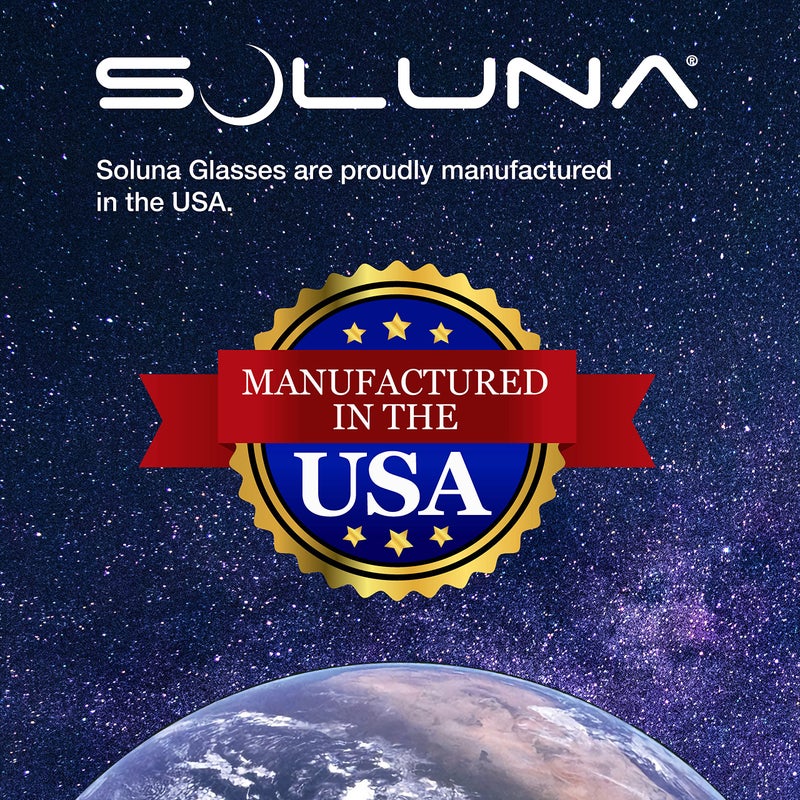 Soluna Solar Eclipse Glasses AAS Approved 2024 - Made in the USA CE and ISO Certified Safe Shades for Direct Sun Viewing (5 Pack) - Image 5