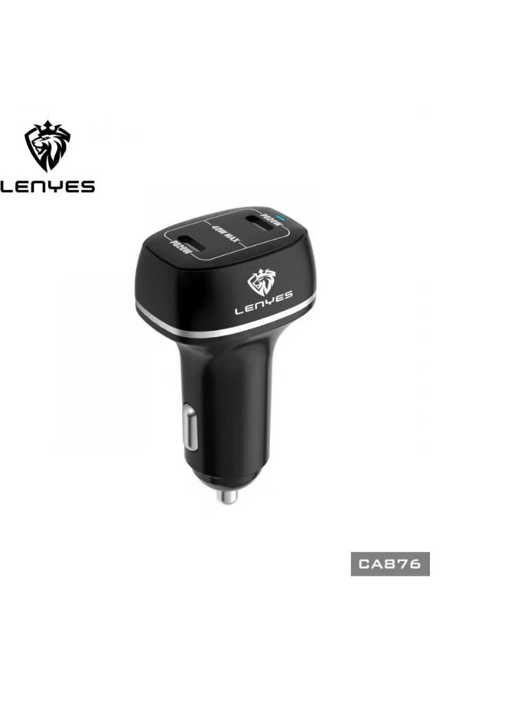 Lenyes CA876-PD Type-C Car Charger – High-Speed Fast Charging - Image 1