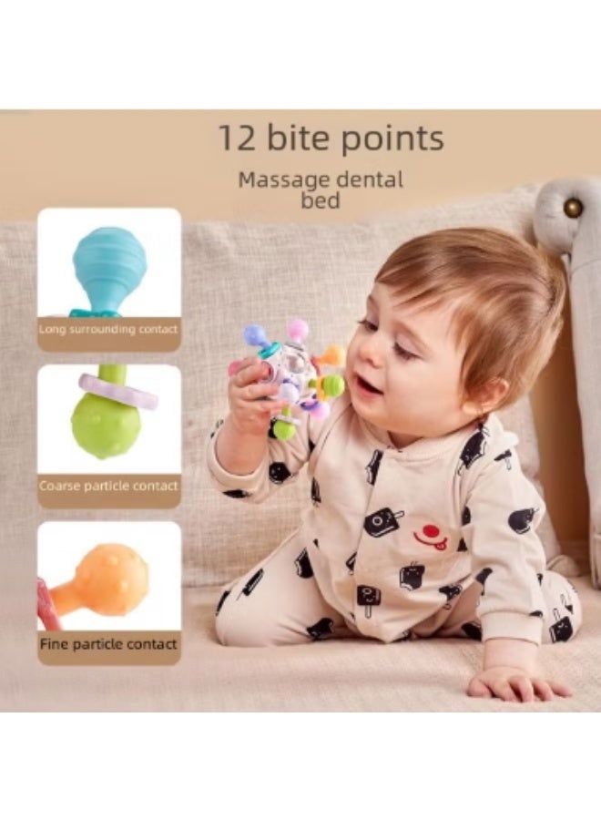 Manhattan Baby Teeth Grinding Rubber Toy Grip Soothing Soft Rubber Ball Toy - Image 4