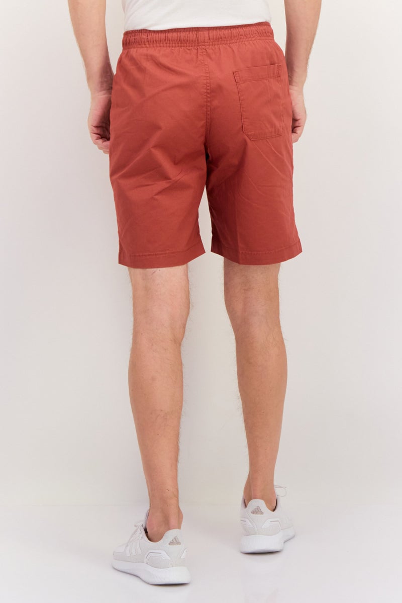 GAP Men Plain 8  Inseam Basic Shorts, Red - Image 3