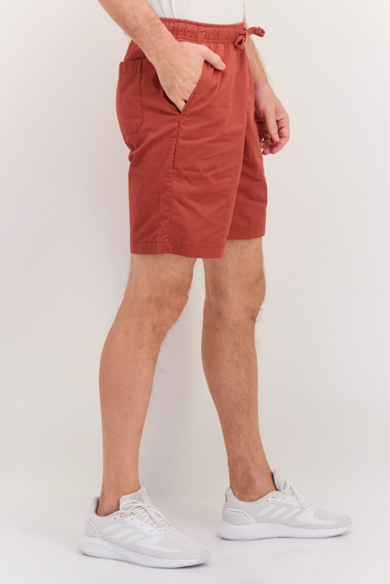 GAP Men Plain 8  Inseam Basic Shorts, Red - Image 2