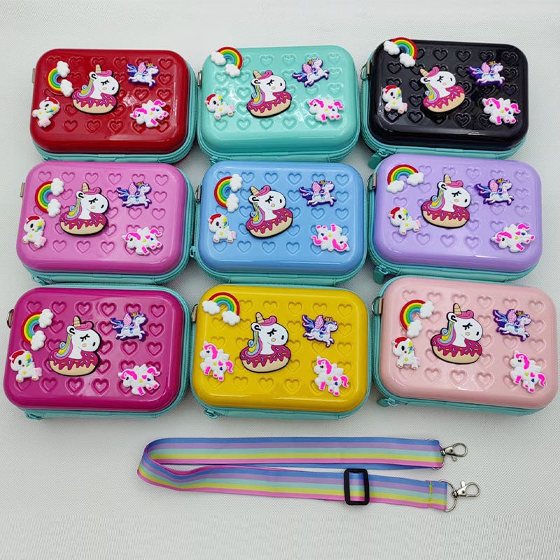 Cartoon Hard Shell Crossbody Bag for Girls - Image 1
