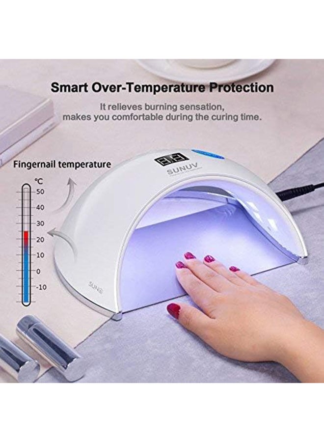 SUNUV 6 48W Nail Dryer Led Nail Lamp 21 Leds Uv Lamp For Curing All Gel Nail Polish Manicure Pedicure Salon Tool Lamp - Image 4