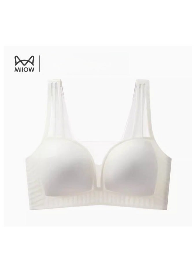 MIIOW لانجري بدون آثار للنساء، تصميم رقيق مع صدر كبير ومجموعة صغيرة من الثديين المساعدين، تأثير مضاد للتدلي والتنحيف، حمالة صدر جديدة - Image 1