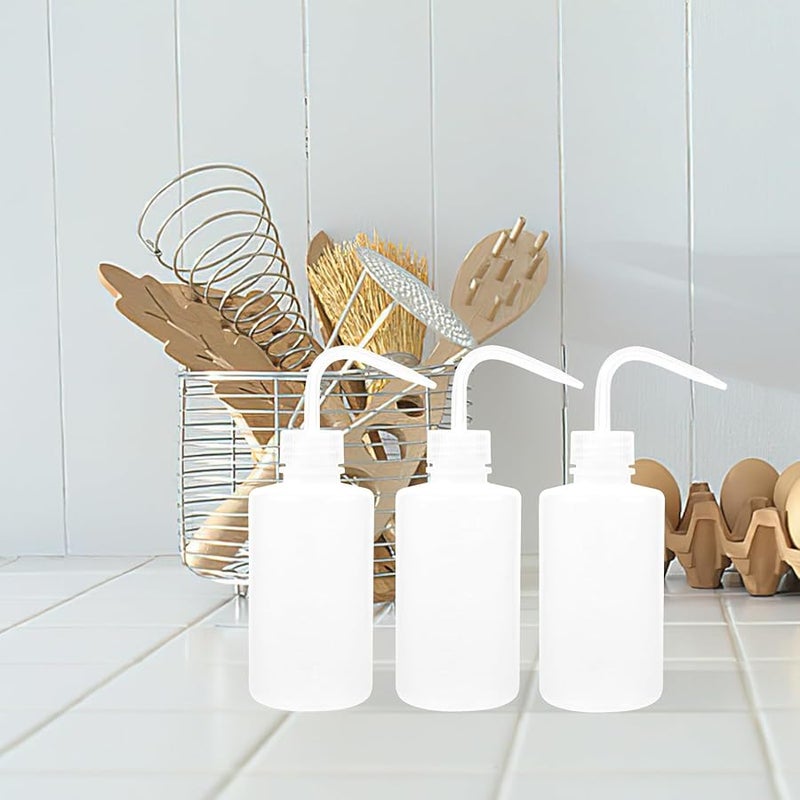 6Pcs Plastic Wash Bottles with Scale Refillable Squeeze Bottles for Lab Chemical Cleaning - Image 4