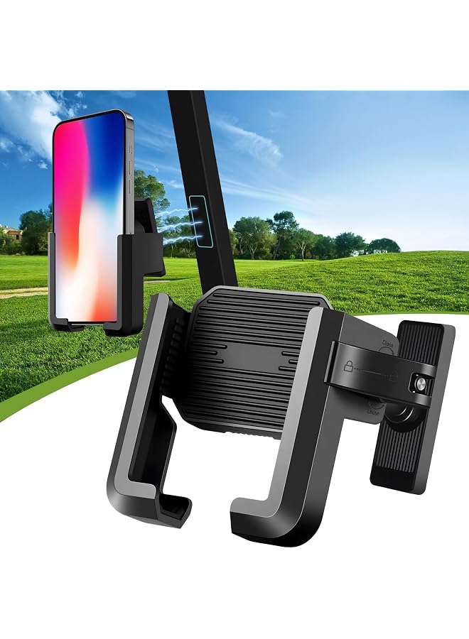 S-TOP Magnetic Golf Cart Phone Mount Holder, 360° Rotatable Universal Phone Holder for Gym, Car and Golf Cart, Adjustable Mobile Mount, Gift for Men and Women - Image 1