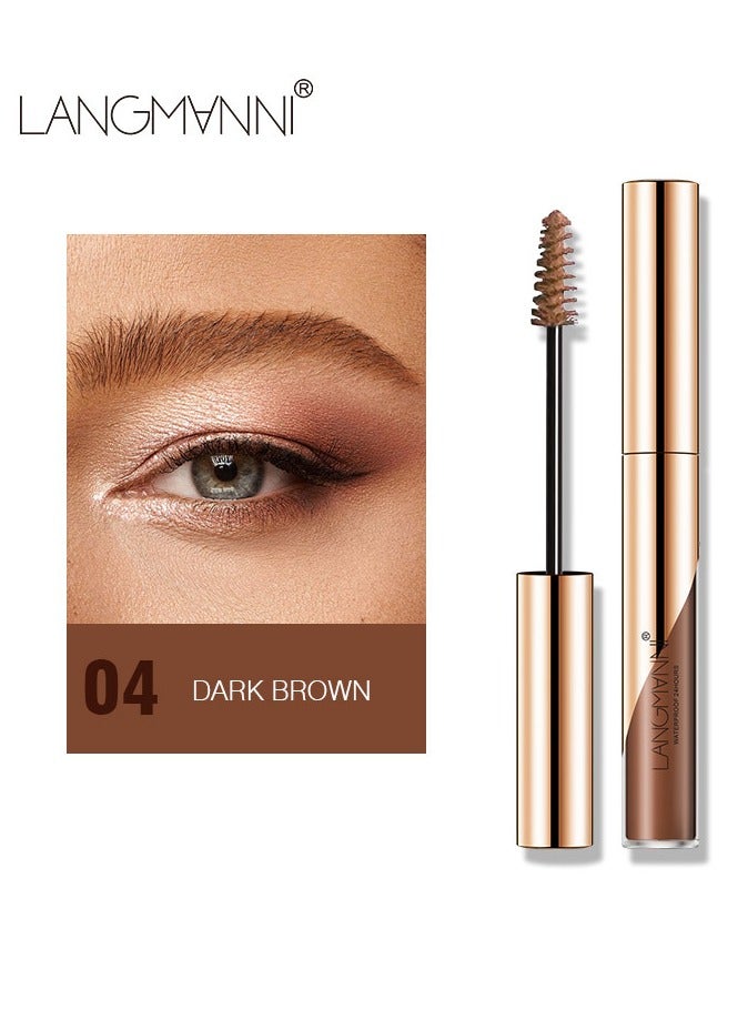 LANGMANNI Waterproof Tinted Brow Gel - Long-Lasting, Smudge-Resistant Eyebrow Shaping Makeup Gel - Liquid Thickening, Volumizing Brow Mascara - Image 1