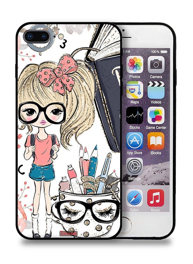 Tolwak Apple iPhone 7 Plus Protective Case Unicorn Girl Art - Image 1