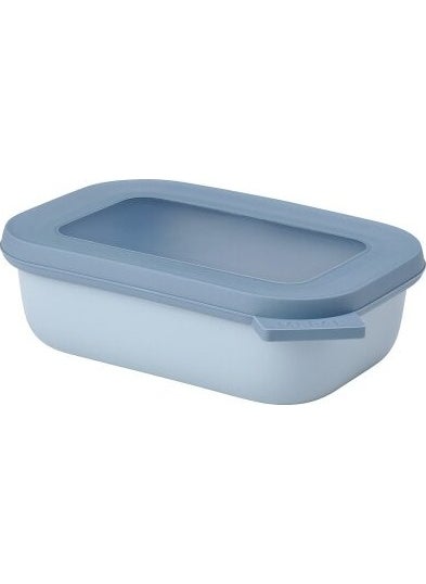 Multi Bowl Cirqula Rectangular Storage Container 500 Ml - Nordic Blue