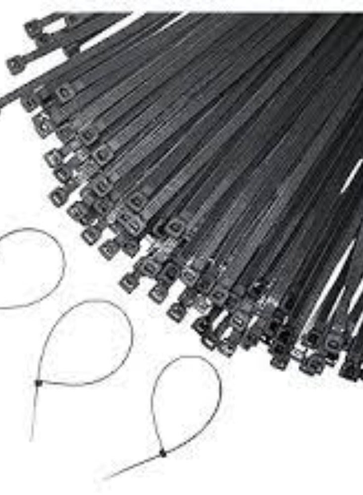 KNP KNP 20 cm (approximately 7.87 inches) Zip Ties are versatile tools designed for organizing and securing cables in home, office, garage, and workshop environments.  - Image 2