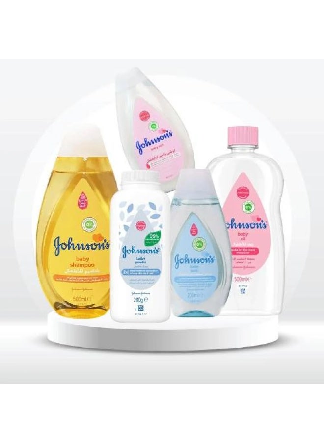 Johnson's Baby Johnson's Daily Baby Care Set – 5 Pieces - Image 3