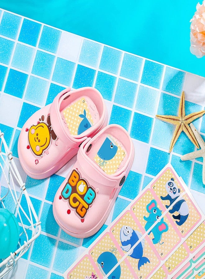 Spakon 60 Pieces Shoe Stickers for Kids Cute Right Left Animal Stickers for Children Shoes - Image 4