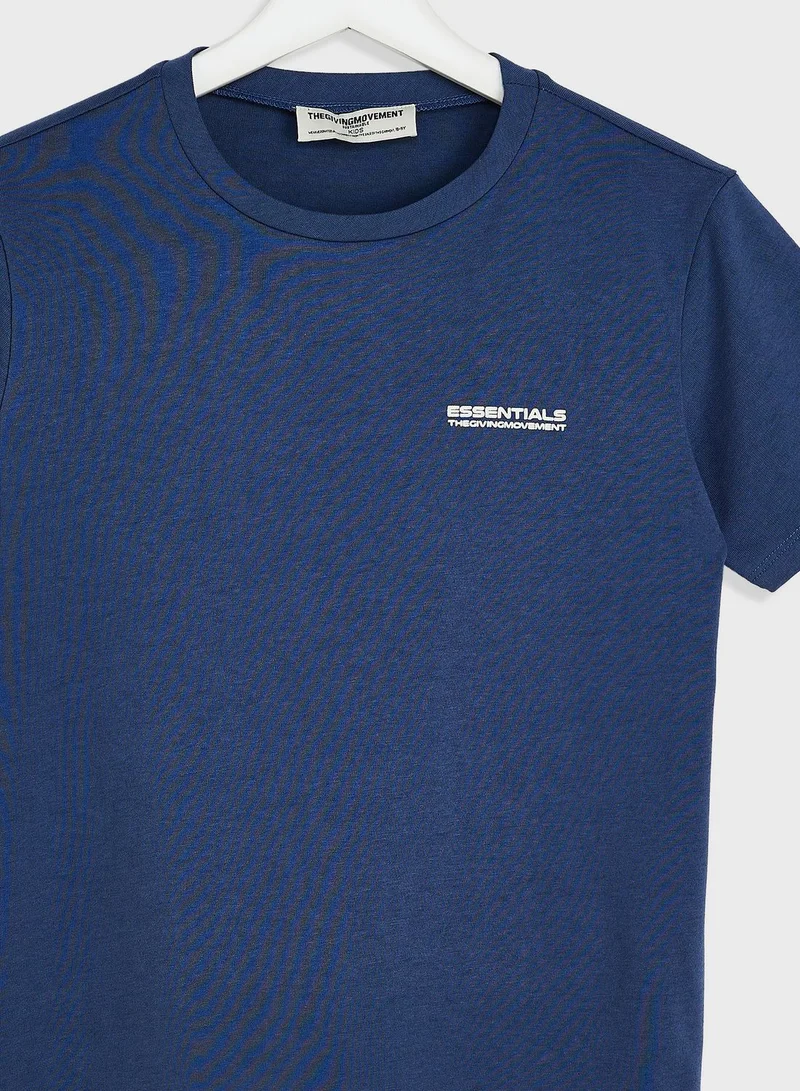 The Giving Movement Kids Space Printed T-Shirt