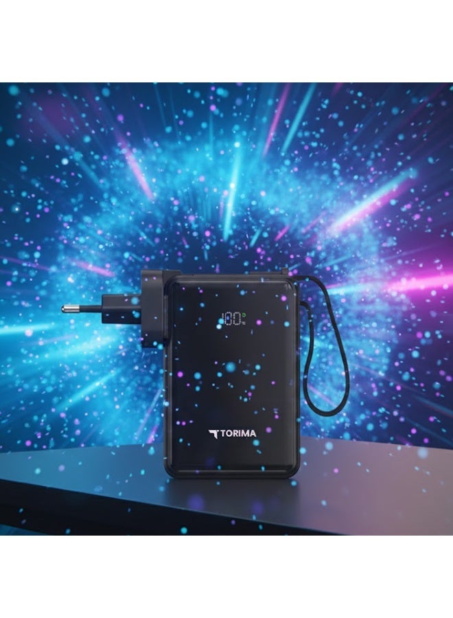 Torima باور بنك TORİMA TRM-1017 بسعة 10000 ملّي أمبير – أسود - Image 4