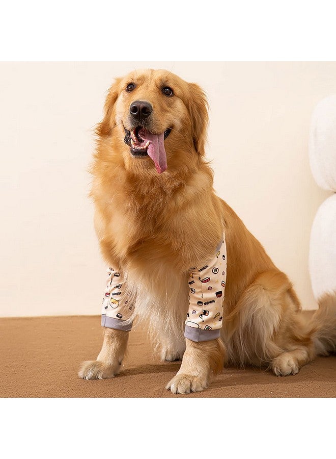 روزكيتش كم ROZKITCH للتعافي من جراحة الكلاب للأرجل الأمامية، واقي دعامة الكوع لمنع لعق الجروح للحيوانات الأليفة، كم ساق الكلب لمنع لعق الطوق المخروطي بديل للالتواء الرباط الصليبي الأمامي والتهاب المفاصل للكلاب اللطيفة مقاس 3XL - Image 5