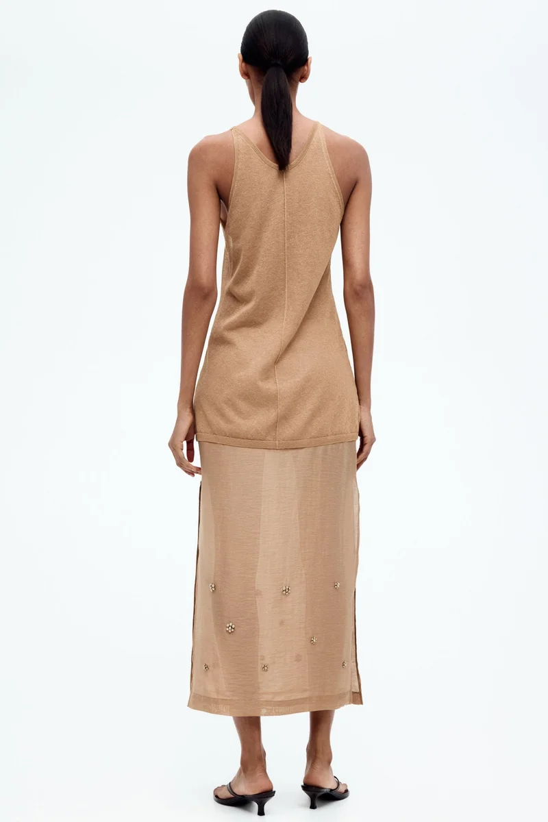 H&M Sheer-knit vest top