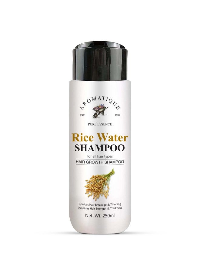 AROMATIQUE شامبو ماء الأرز العطري لنمو الشعر مع البيوتين | شامبو للشعر الخفيف وتساقط الشعر | مناسب لجميع أنواع الشعر، للرجال والنساء - Image 1