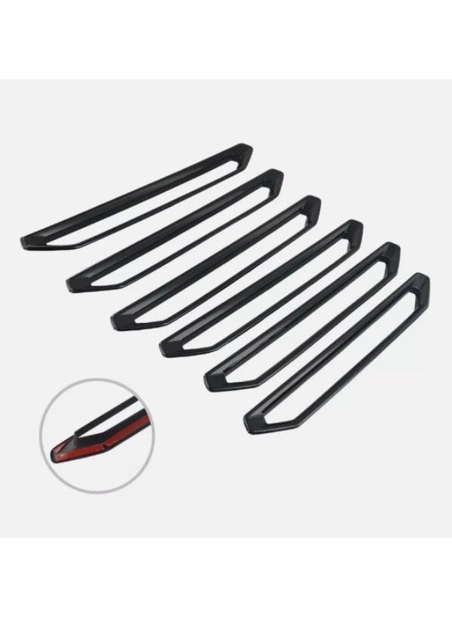 6Pcs/Set Car Roof Luggage Rack Strip Plate Cover Trim Parts for Jetour for T2 - Image 1