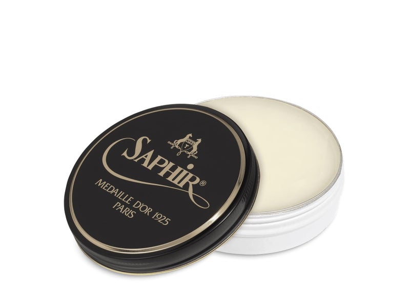 SAPHIR Medaille d’Or Pate De Luxe - Natural Wax Shoe Polish for Leather Shining - 50ml - Neutral - Image 1