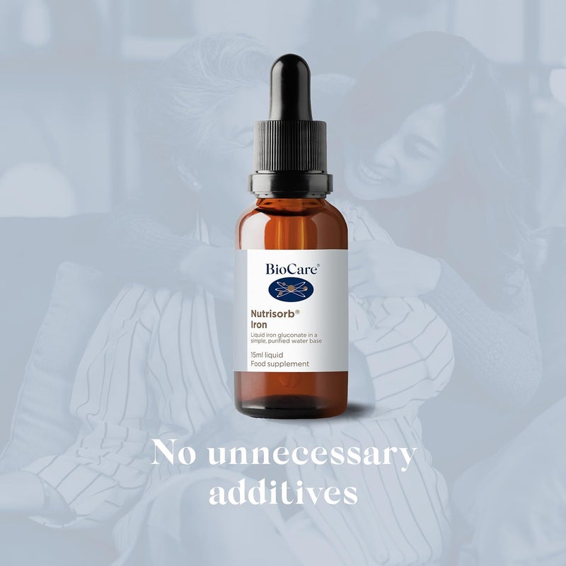 BioCare Nutrisorb Iron for a Reduction of Tiredness Fatigue 15ml - Image 3