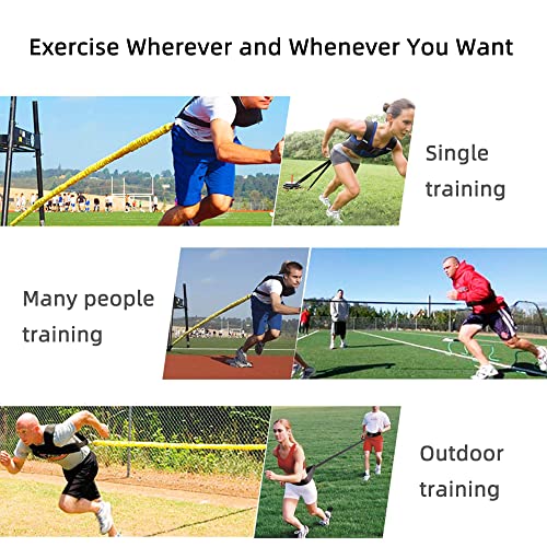 OYINDIZ Resistance Explosive Training Rope Force Improve Power, Agility, Strength Track and Field Football Basketball Volleyball Multi-Directional Physical Equipment - Image 4